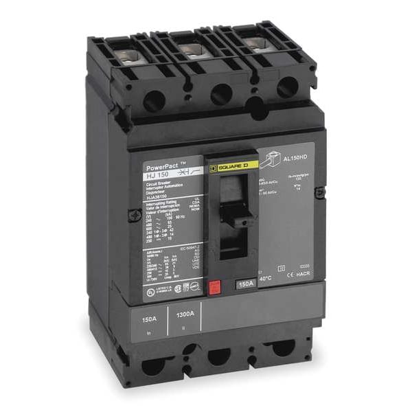 Molded Case Circuit Breaker, 35 A, 600V AC, 3 Pole, Free Standing Mounting Style, HG Series