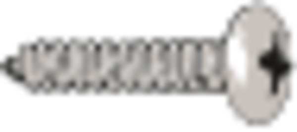 Sheet Metal Screw, #12 x 3 in, Zinc Plated Steel Pan Head Combination Phillips/Slotted Drive