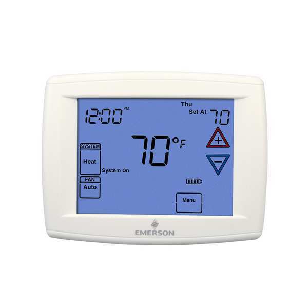 Blue Series 12 Touchscreen Thermostats, 7, 5-1-1 Programs, 3 H 2 C, 24VAC