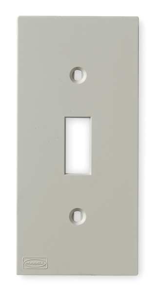 Toggle Faceplate, White, PVC, Plates