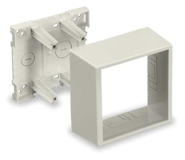 Undivided Box, White, PVC, Boxes