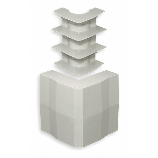 External Elbow Base, and Cover, White