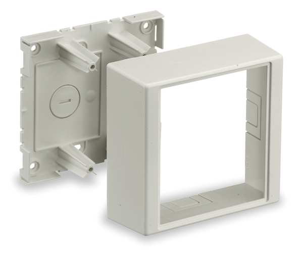Hubbell PREMISETRAK 2-gang Mounting Box - 2-gang - Office White