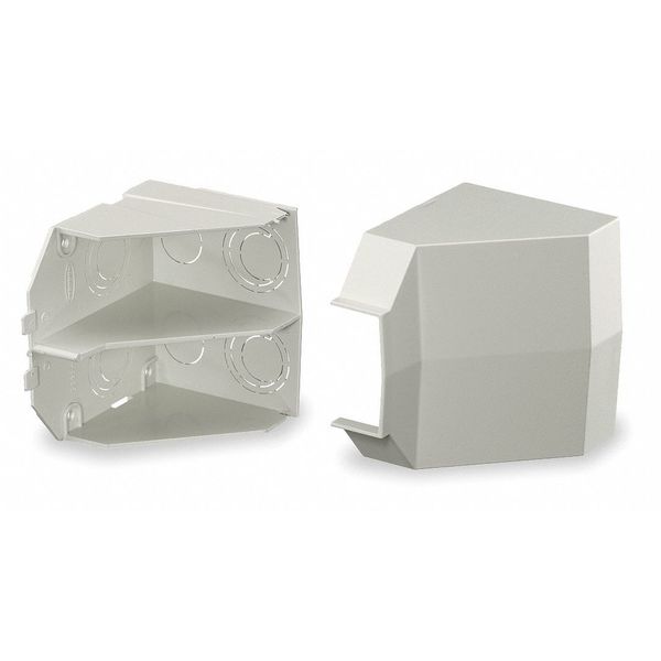 Ceiling Adapter, White, PVC, Wall-Trak