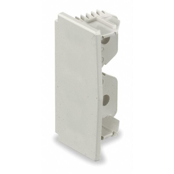 End Cap, White, PVC, Wall-Trak(R), Caps
