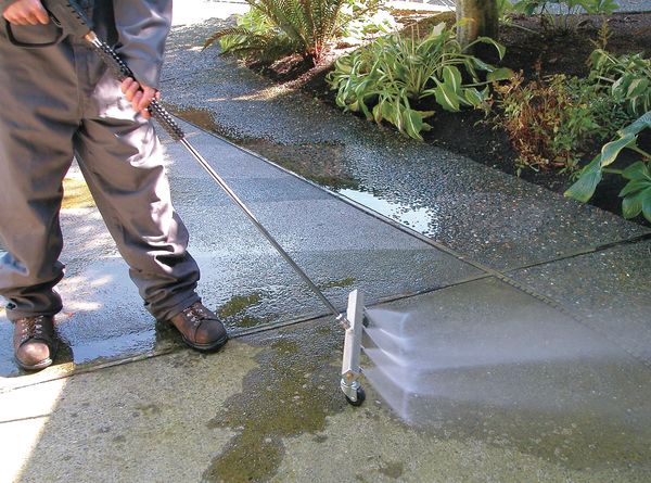 Water Broom, 3 Nozzle, Width 12 In