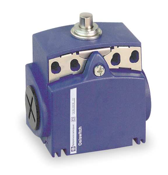 Limit switch, Plunger, 1NC/1NO, 10A @ 240V AC, Actuator Location: Top