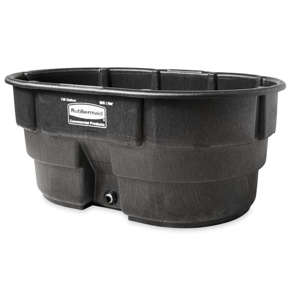 150 gal. Stock Tank, Black, 58