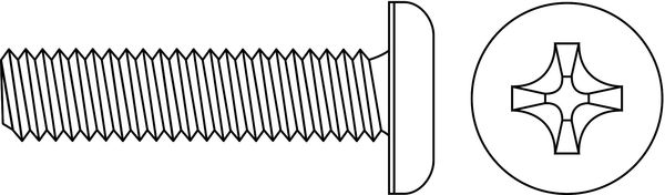 Sheet Metal Screw, #10 x 7/8 in, Zinc Plated Steel Pan Head Slotted Drive, 100 PK