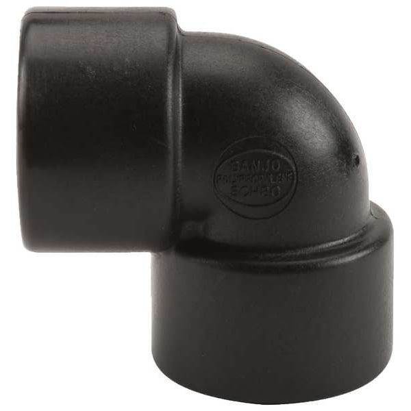 90 Degree Elbow, Polypropylene, 1