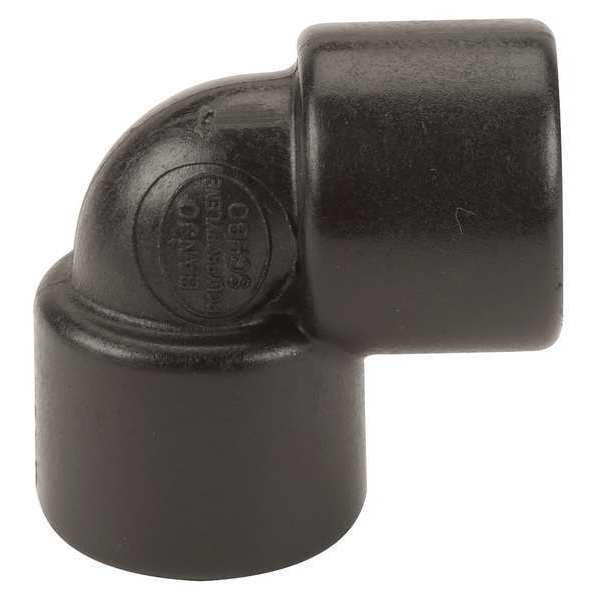 90 Degree Elbow, Polypropylene, 1/2