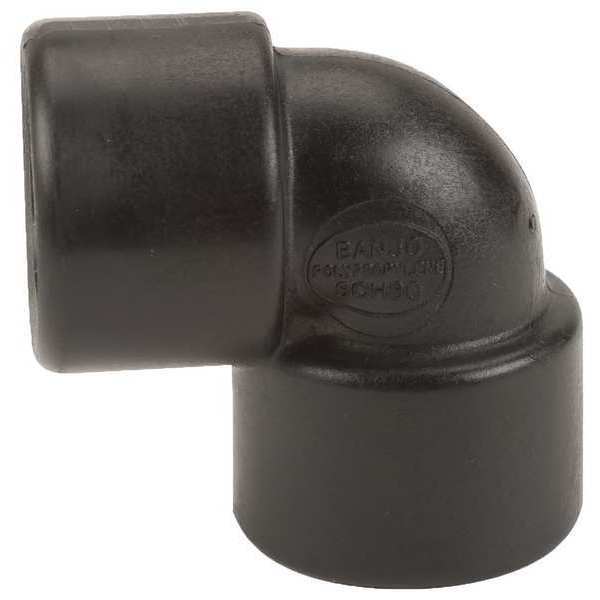 90 Degree Elbow, Polypropylene, 3/4