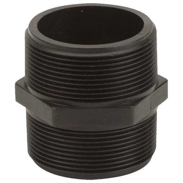Hex Nipple, Polypropylene, 2