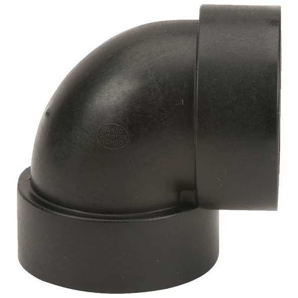 90 Degree Elbow, Polypropylene, 3