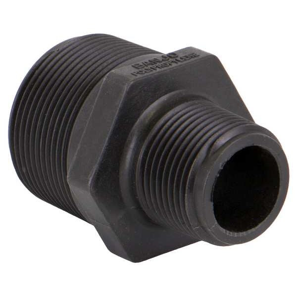Reducing Nipple, Polypropylene, 1-1/2