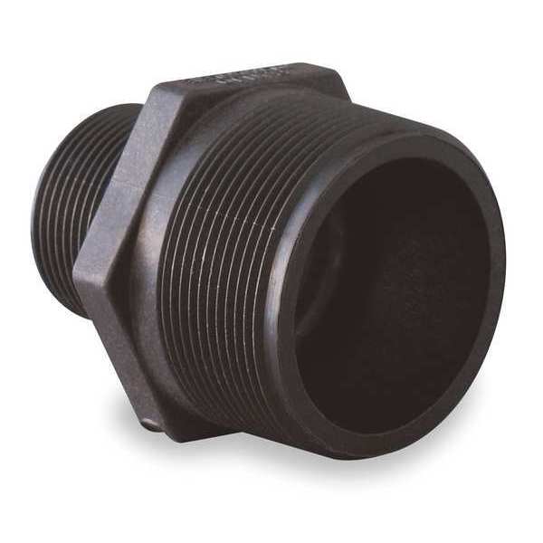 Reducing Nipple, Polypropylene, 1-1/2