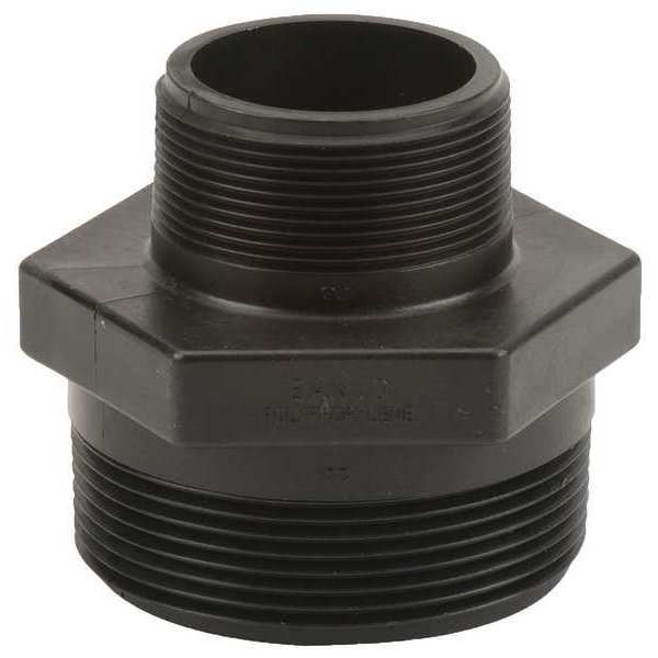 Reducing Nipple, Polypropylene, 3