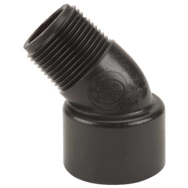 45 Degree Street Elbow, Polypropylene, 3/4