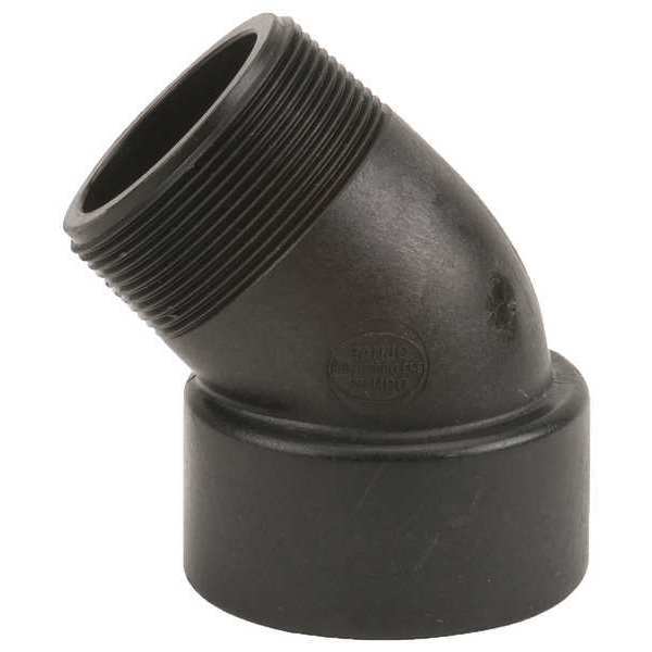 45 Degree Street Elbow, Polypropylene, 2