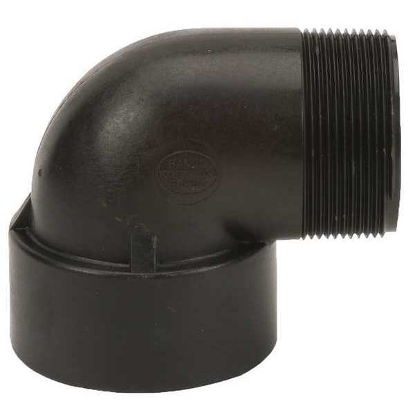 90 Degree Street Elbow, Polypropylene, 2