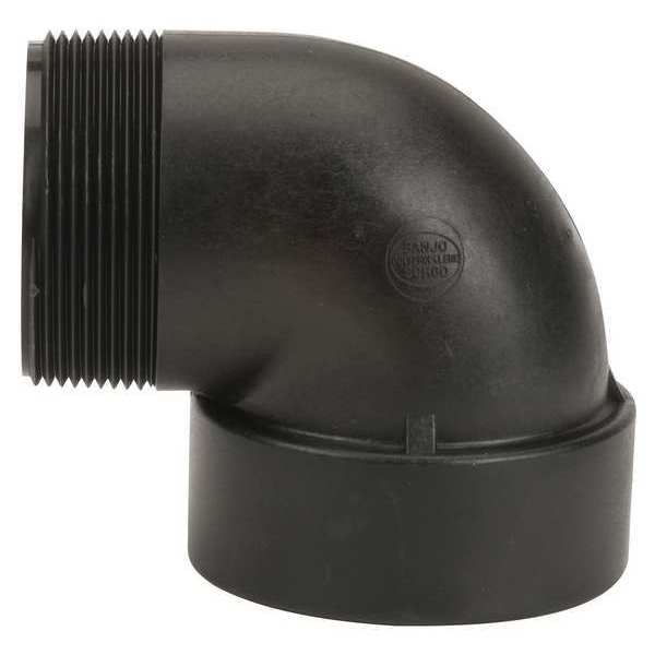 90 Degree Street Elbow, Polypropylene, 3