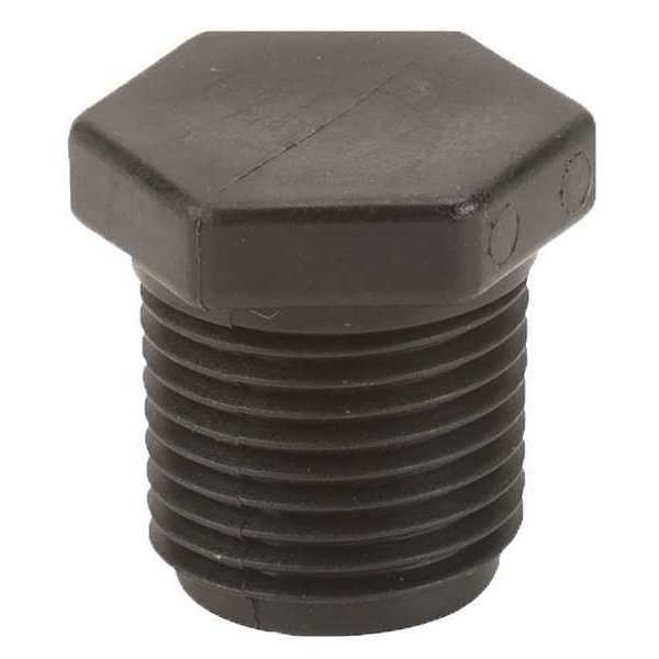 Plug, Polypropylene, 1/2
