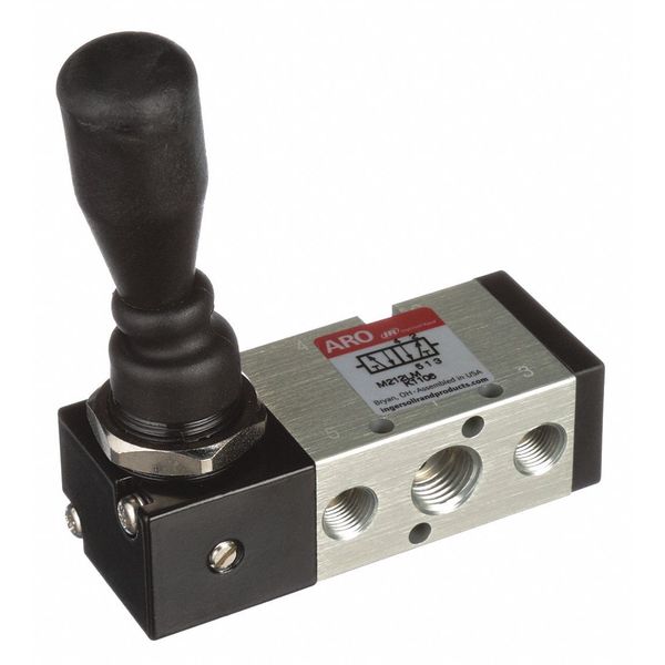 Manual Air Control Valve, 4-Way, 1/4in NPT