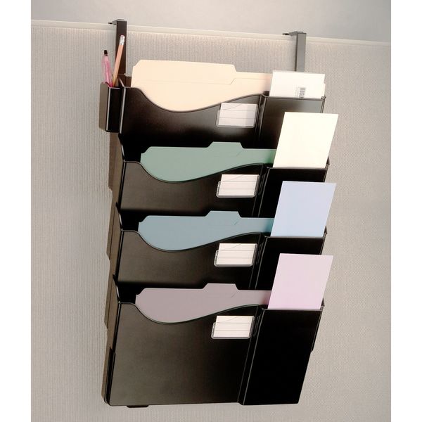 Wall Rack, Letter/Legal, 4 Pockets
