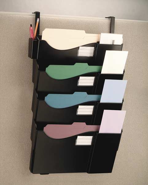 Wall Rack, Letter/Legal, 4 Pockets