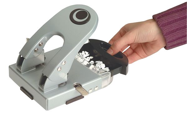 Two-Hole Paper Punch, Silver