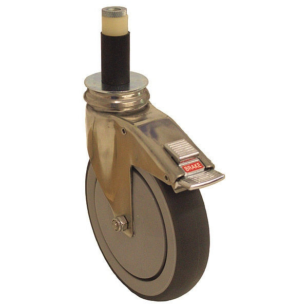 Swivel Stem Cstr w/Totl Lock, 5 in, 260 lb