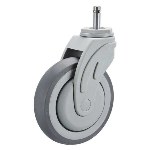 Swivel Stem Caster, TPR, 5 in., 325 lb.