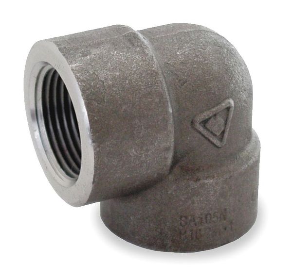 Black Forged Steel 90 Degree Elbow Class 3000