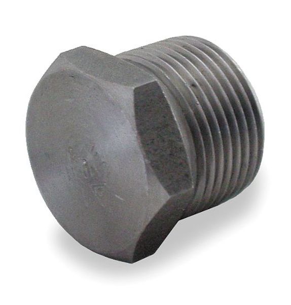 Black Forged Steel Hex Head Plug Class 3000