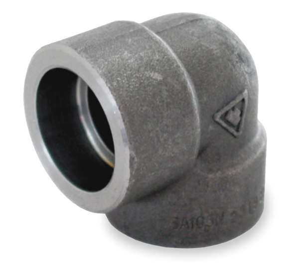 Socket Weld Black Forged Steel 90 Degree Elbow