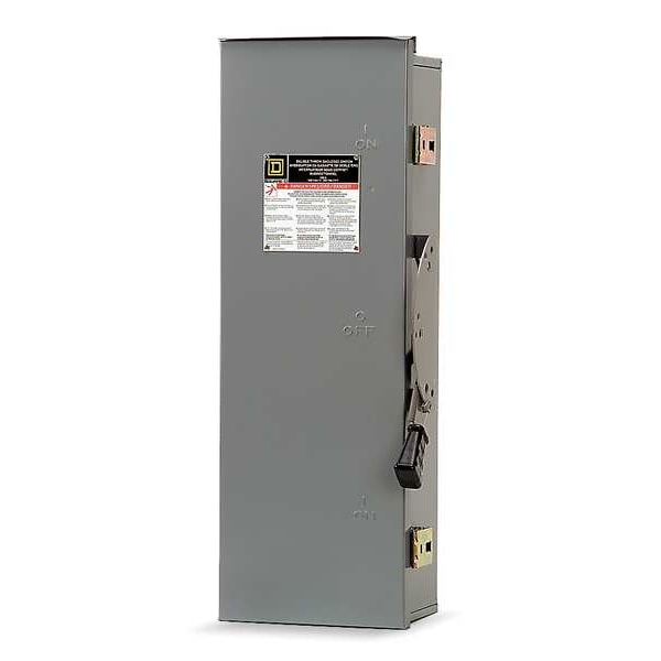 Fusible Safety Switch, Heavy Duty, 600V AC, 3PST, 60 A, NEMA 3R