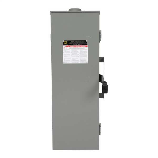Nonfusible Safety Switch, Heavy Duty, 600V AC, 3PDT, 60 A, NEMA 3R