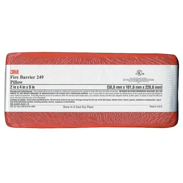Fire Barrier Pillow, 9 In. L, 4 In. W
