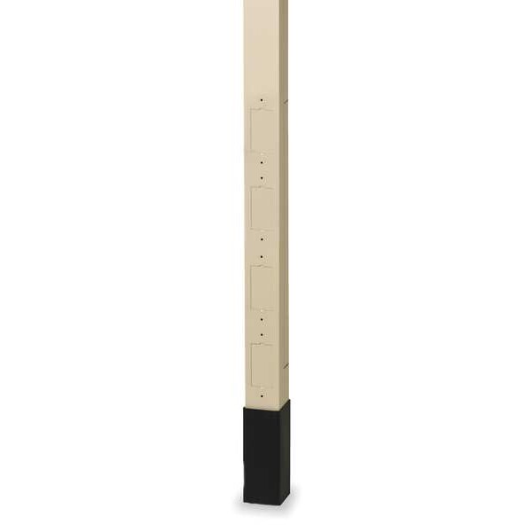 Alum Service Pole, Gray, 12 ft. 2