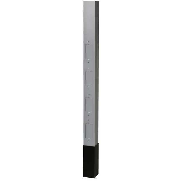 Alum Service Pole, Gray, 15 ft. 2