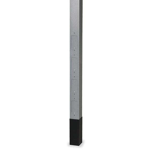 Alum Srvice Pole, Ivory, 12 ft. 2