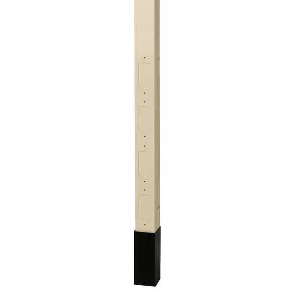 Alum Srvice Pole, Ivory, 10 ft. 2