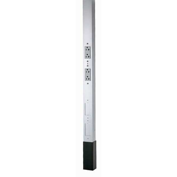 Alum Service Pole, Gray, 10 ft. 2