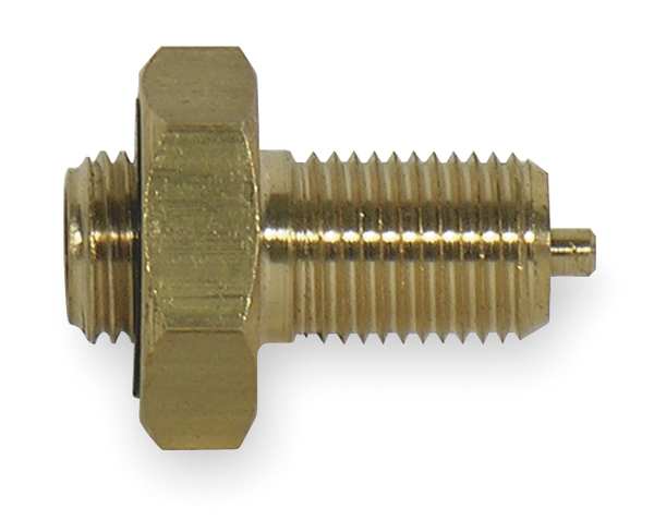 Male Lge Bore V Adptr, 0.305-32, Brs, PK5