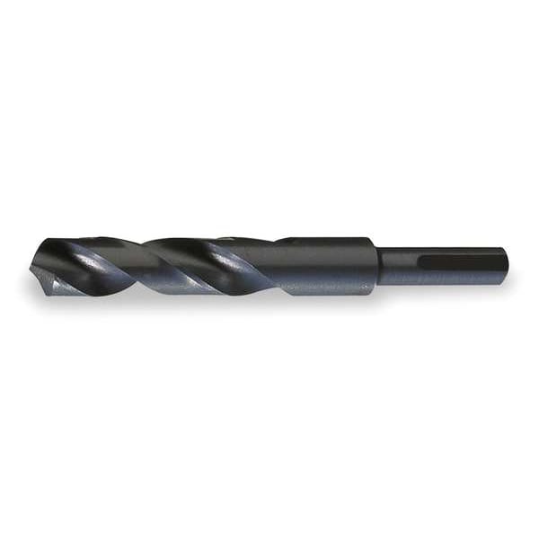 118Â° Silver & Deming Drill with 1/2 Reduced Shank Chicago-Latrobe 190F Steam Oxide HSS RHS/RHC 35/64