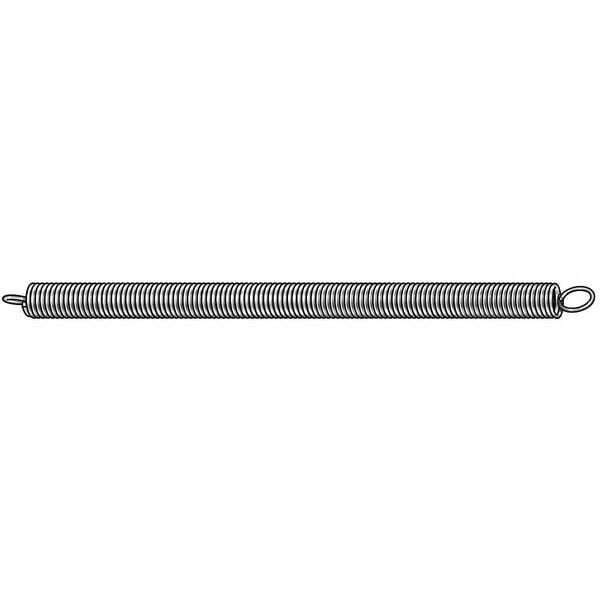 Ext Spring, Utility, 1 OAL, 3/16 OD, PK6