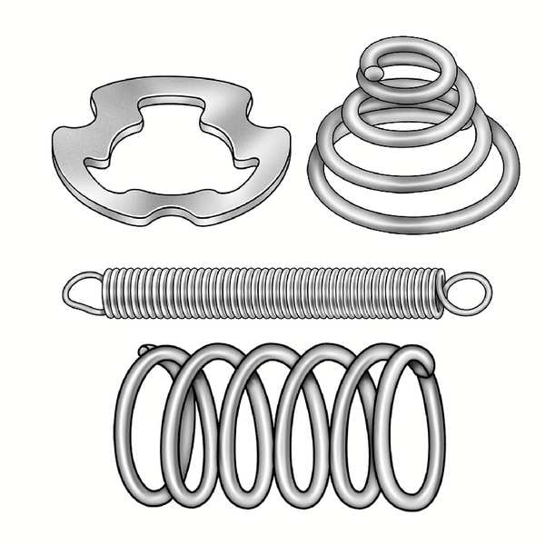 Ext Spring, Ultra Precision, 4 1/2 OAL, PK3