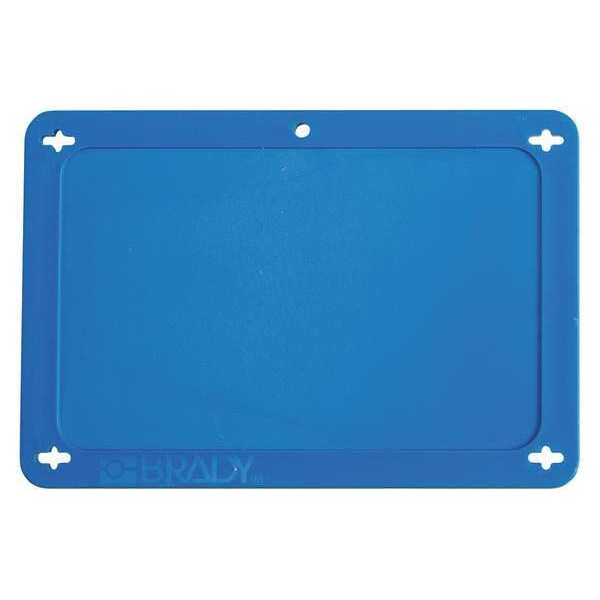 Blank Tag, 2-1/2 x 4 In, Bl, Plstc