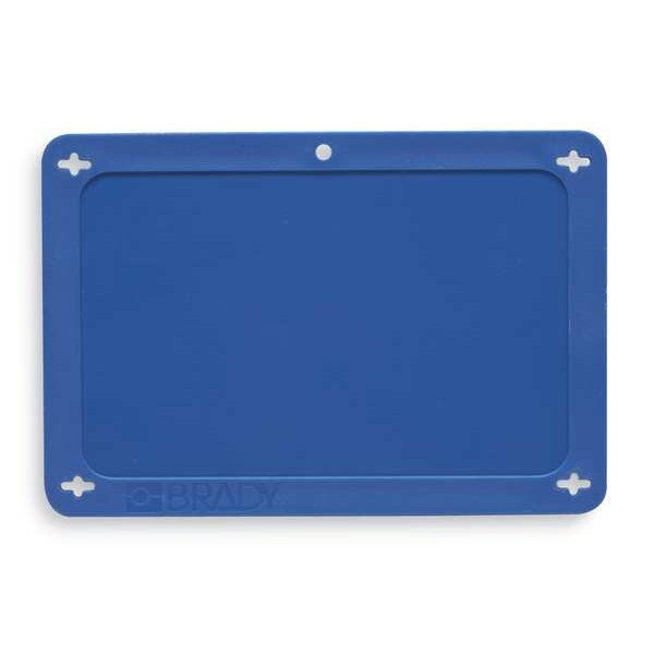 Blank Tag, 2-1/2 x 4 In, Bl, Plstc