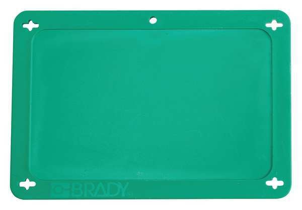 Blank Tag, 2-1/2 x 4 In, Grn, Plstc